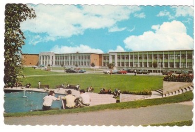Universite De Sherbrooke Campus, Quebec Vintage 1971 Postcard Slogan Cancel