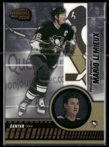 2003-04 Pacific Invincible Mario Lemieux Retail #78 Pittsburgh Penguins
