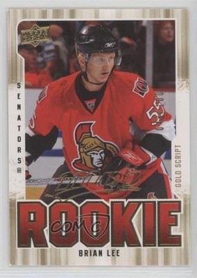 2008-09 Upper Deck MVP Rookie Gold Script 48/100 Brian Lee #352 Rookie RC e9p