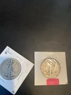 1918s, 1938D Walking liberty half dollar