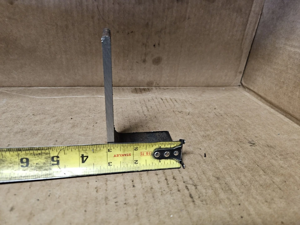 (Qty 4) 3 × 5 HD Steel Angle Iron Bracket. 2" Long, 1/4" Thick. Weldable! - Image 3 of 4