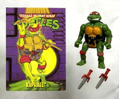 Raphael Vintage TMNT Ninja Turtles Mini Mutants Figure 100% Complete 1994