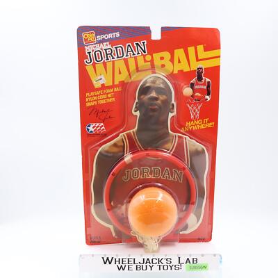 その他 michael jordan wall ball Michael Jordan Wall Ball Toy Set 1990 Ohio Art Sports NEW SEALED