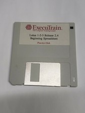 Executrain Lotus 1-2-3 Release 2.4 Beginning Spreadsheet, Practice disk 3.5