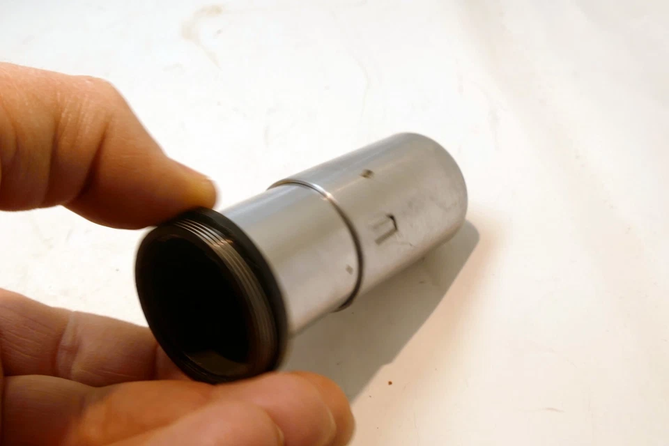 37mm OD thread Lens Adapter Ring metal to 27mm OD 3.5" long - Image 3 of 4