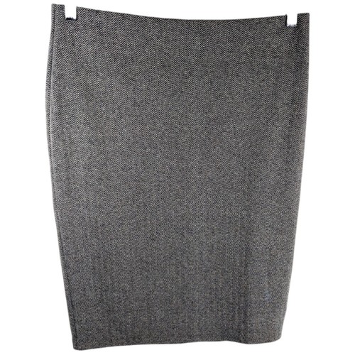 Grauer Rock Pencil Express Damen Medium Mini Stretch gerade Karriere Arbeit