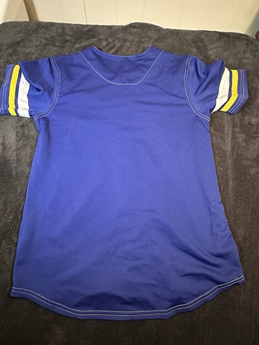 Milwaukee Brewers MLB Sewn Jersey Youth boys Large Button Up True Fan 10-12 - Picture 8 of 8