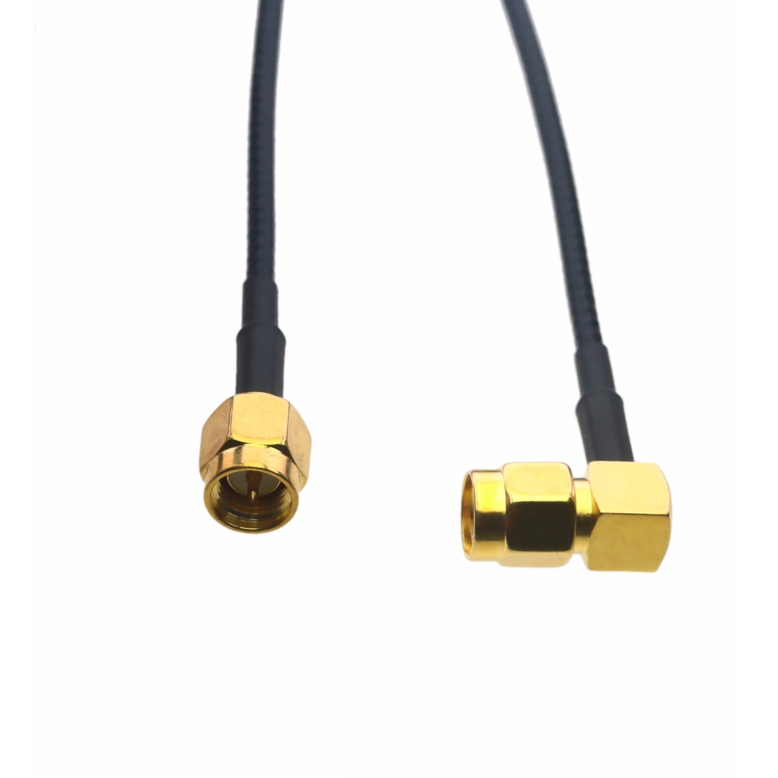 RF Cable RP-SMA elbow male to SMA plug RG316 6