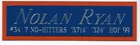 NOLAN RYAN ASTROS NAMEPLATE AUTOGRAPHED Signed BAT-JERSEY-BASEBALL-PHOTO-RUBBER