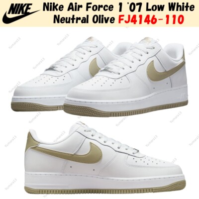 【NIKE】◆Air Force 1 '07 Neutral Olive◆FJ4146-110◆ Nike Air Force 1 '07 Low White Neutral Olive FJ4146-110 US