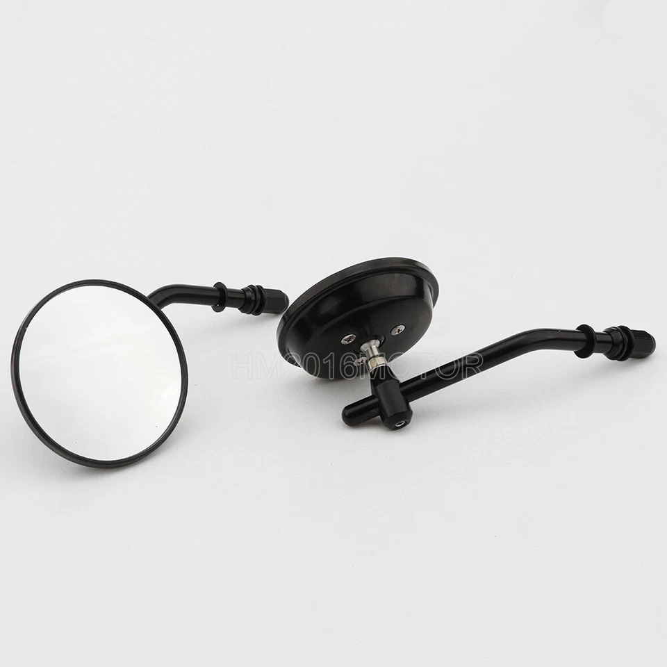 2X Espejos retrovisores para motocicleta Harley-Davidson XL 1200 883 Hugger Sportster Foto 3 de 4