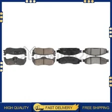 Front Rear Brake Pads Set of 2X Centric Sets For Nissan Armada 2005 2006