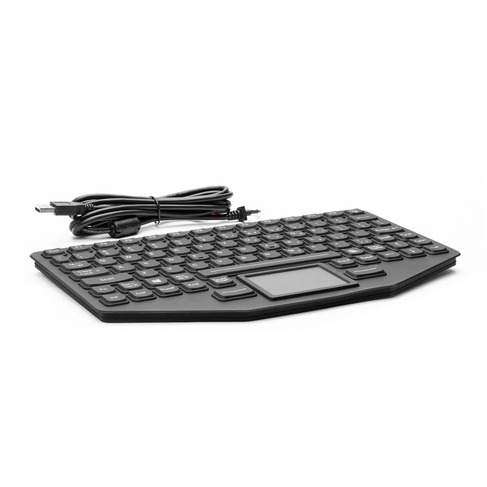 89Keys IP66 Dynamic Sealed and Ruggedized Silicone Rubber Keyboard with Touchpad - Image 2 of 4