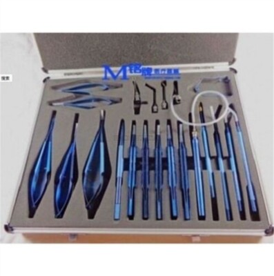 Titanium Precision Instrument 21 Pcs Titanium Cataract Surgical Set Eye Ophthalmic Instrument New rq ...