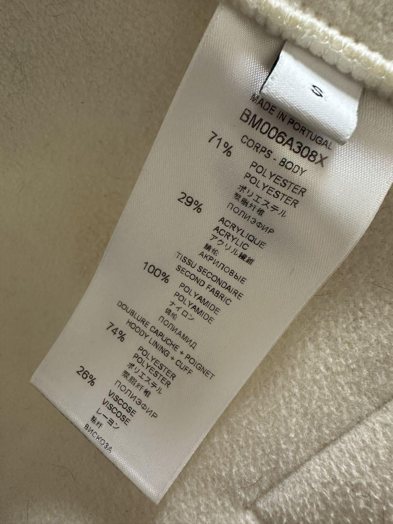 Givenchy shearling zip jacket, white, polyester m… - image 10