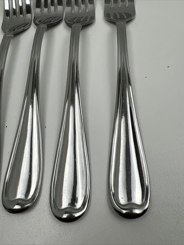 SET OF 4 CAMBRIDGE GLOSSY ALLURE DINNER FORKS - Picture 4 of 7