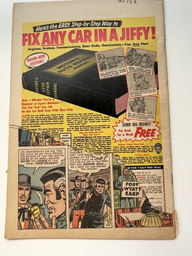 Wyatt Earp #8 Atlas Comics Western 1957 Silver Age Lower Grade - Picture 15 of 15