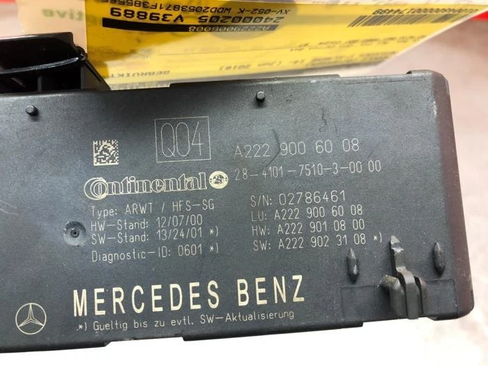 Centralina Mercedes-Benz Classe C Coupé C205 A2229006008 P20263882 - Immagine 3 di 3