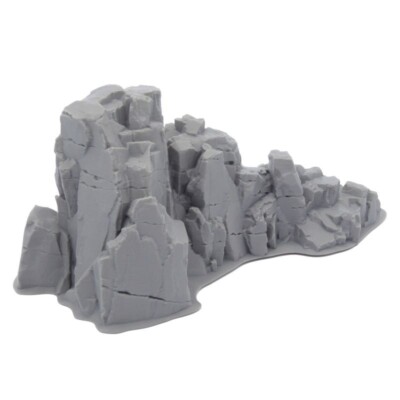 Große Klippenwand Fall Off D&D 3D gedruckte Landschaft Tischplatte modulares Gelände