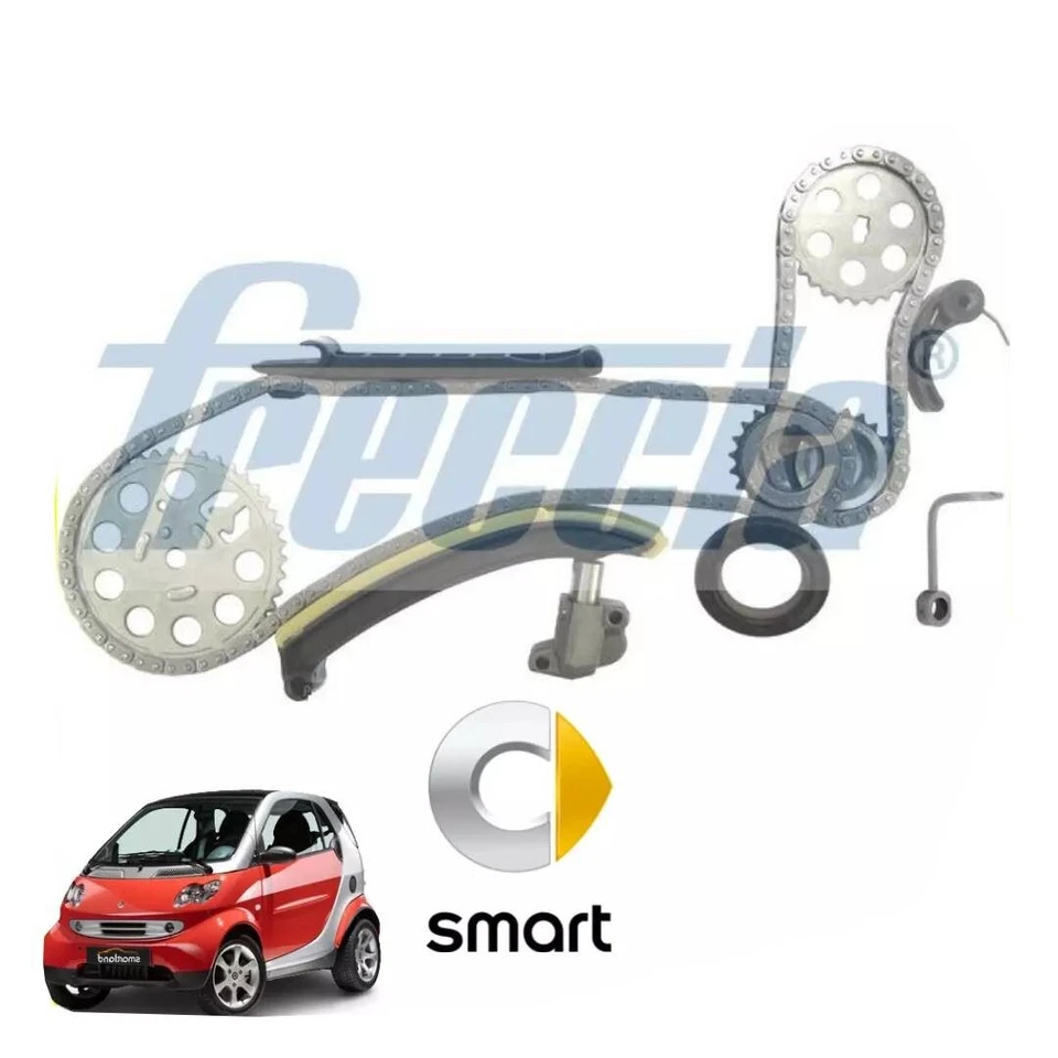 KIT CATENA DISTRIBUZIONE SMART FORTWO 450 1998 2006 BENZINA COMPLETO 11 PEZZI - Immagine 2 di 4