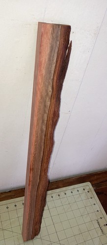 One Board Hawaiian Curly Robusta Wood ~ 23 1/4" x 2 2/3" x 1" (#501) - Picture 4 of 11