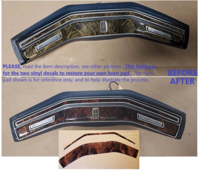1977-79 Lincoln Continental, Town Car/Town Coupe Steering Whl Horn Pad Resto Kit