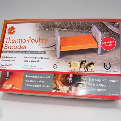 Thermo Chicken Brooder, Brooder Heater for Chicks, Chick Brooder Plate, Safe,New