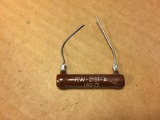 NOS Vintage Lectrohm 150 ohm 10W watt Wirewound Power Resistor Brown Devil Qty
