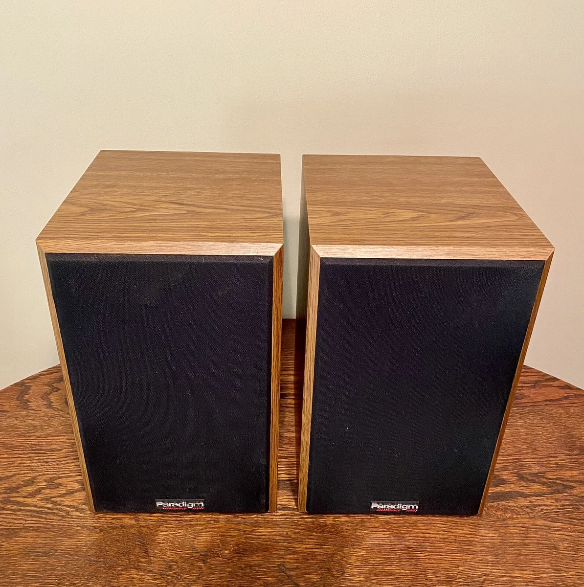 Vintage Pair Of Paradigm Performance Series Model TITAN Speakers