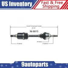 Fits 1993-1996 1997 Nissan Altima w/ Manual Trans. Front Left CV Axle CV Joint