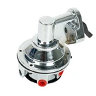 Small Block Chevy Chrome Fuel Pump Mechanical High Volume 80 GPH SBC 305 350 400
