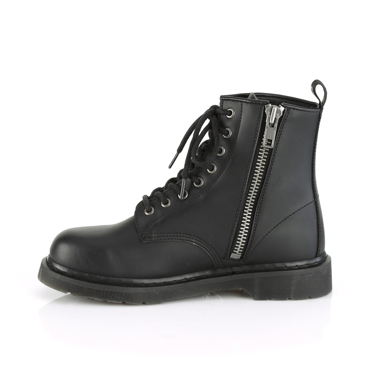 Black 8 Eyelet Lace Up Military Combat 90s Vintage Grunge