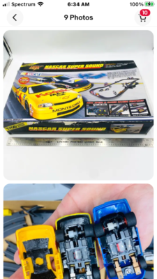希少TYCO NASCAR HO 1998 TYCO Super Sound NASCAR 37574 Electric HO Race Set 2
