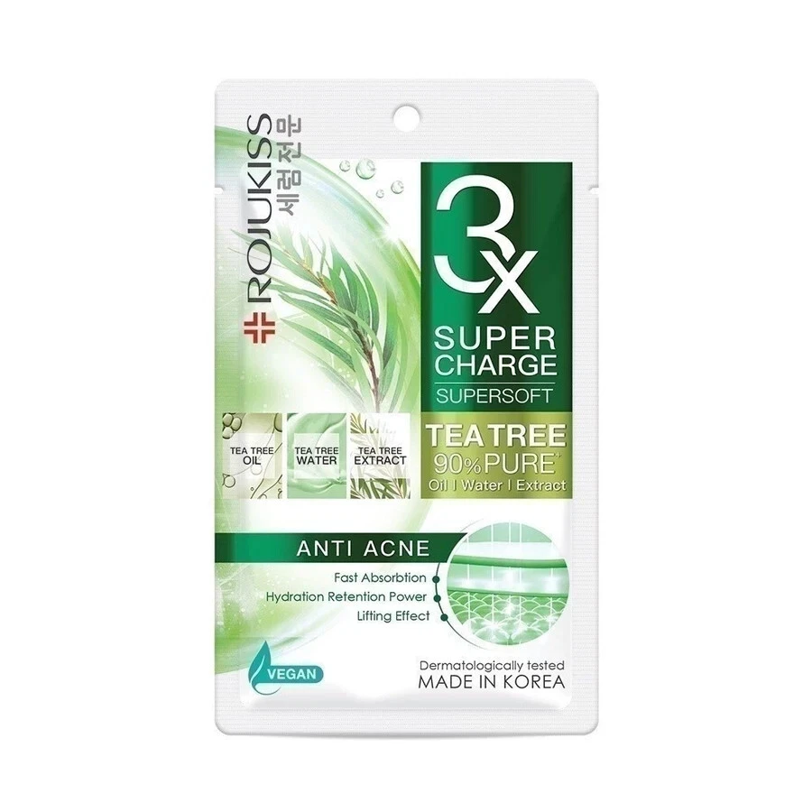 4 sachets X 25 ml Rojukiss Super Charger Super Soft Ontine Mask Reduces acne - Image 2 of 4