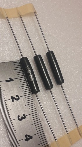 RB61 .1 Ohm .5%.1RO.vitrifiées.(X3).RESISTANCE. - Picture 2 of 3