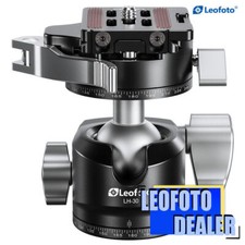 Leofoto LH-30PCL NP-50 Low Profile Ball Head with Panning clamp / QR Plate