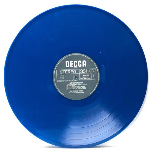 ROLLING STONES Get Your Ya Ya's Out 1978 Decca 6835 209-HOLLAND BLUE VINYL NM - Picture 3 of 5