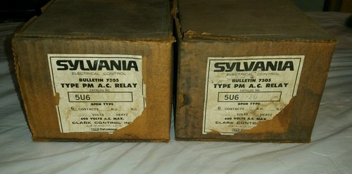 Brandneu Sylvania Bulletin 7305 Typ PM Wechselstromrelais 5U6-76 - Bild 2 von 5