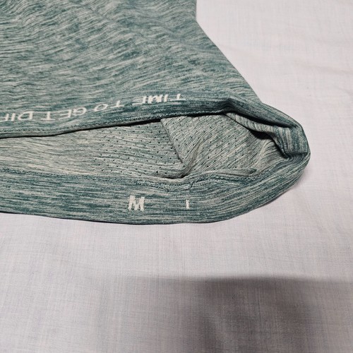 Lululemon Time to Get Dirty Get Outside Get Sweaty Hombres Talla M Verde - Imagen 5 de 13