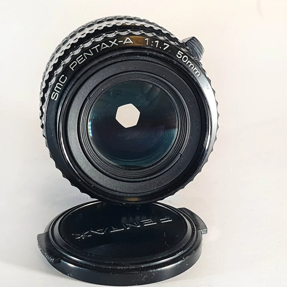 SMC Pentax-A Camera Lens 1:1.7 50mm, cpc 2X Tele Convertor smc Pentax 50mm - Image 3 of 4