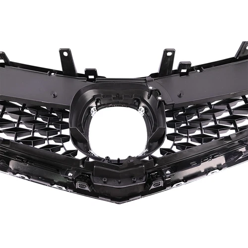 Front Bumper Upper Grille W/Chrome Molding For 2017 - 2020 Acura MDX 71121TZ5A00 - Picture 14 of 16