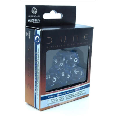 Modiphius Entertainment Dune Adventures in the Imperium Arrakis Melange Dice Set