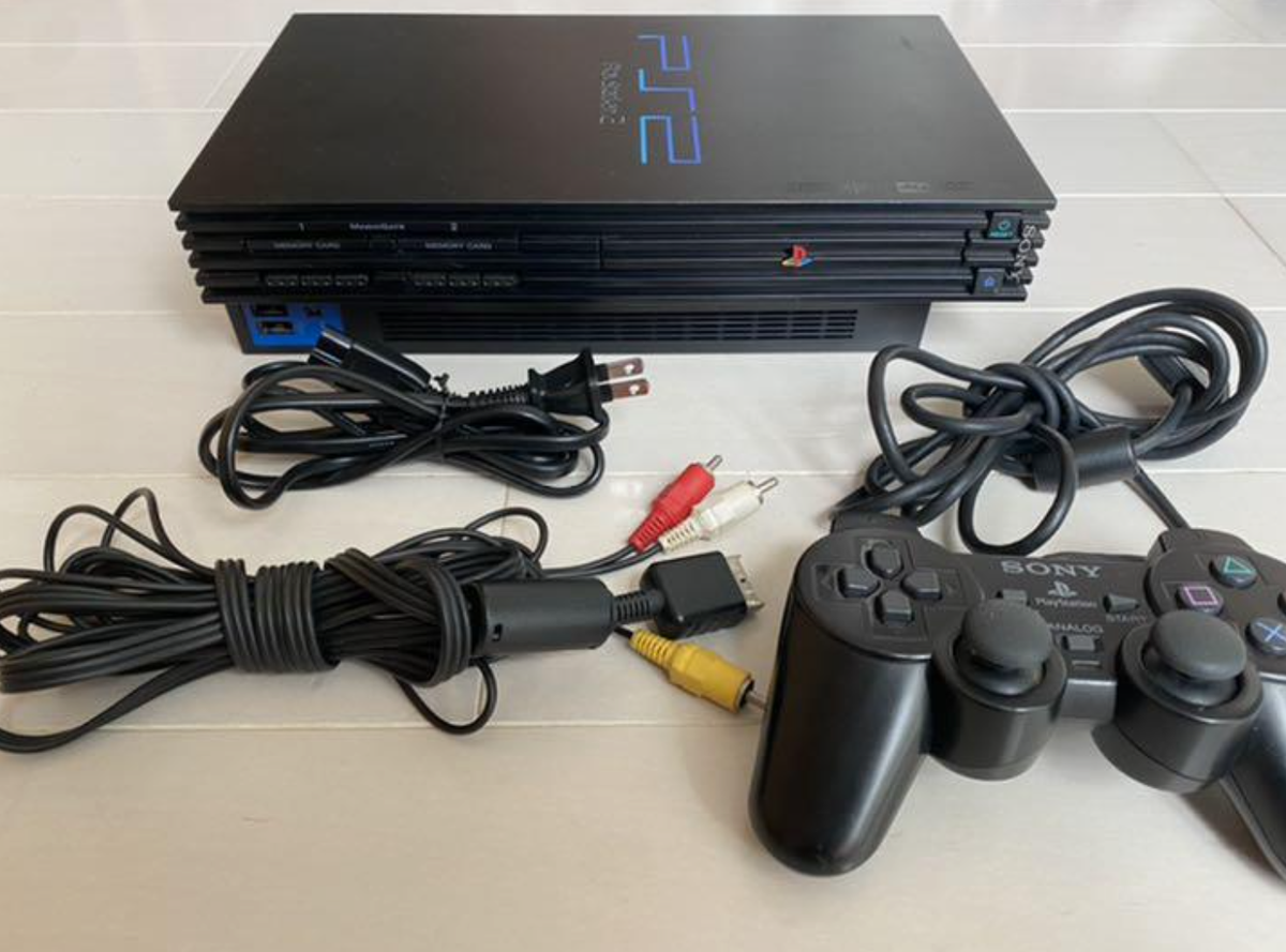 SONY PS2 PlayStation 2 SCPH-30000 Black Console Japanese SONY PS2 PlayStation 2 SCPH-30000 Black Console Japanese