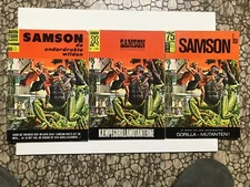 3  FOREIGN LANGUAGE Mighty Samson #10 VG; Gold Key - June 1967 Gorilla Mutant -