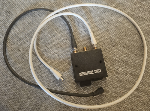 Coax Cable Antenna Switch FOR TV A / B w/Coax cables | eBay