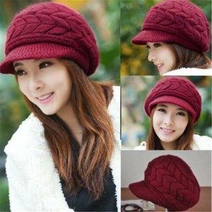 womens beanie hat with brim