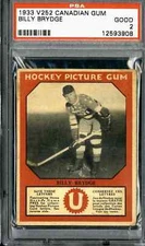 1933 V252 Billy Brydge - PSA 2