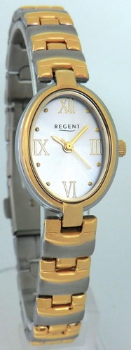 Modisch elegante Regent Quartz BICOLOR Damenuhr NEU! - Picture 2 of 5
