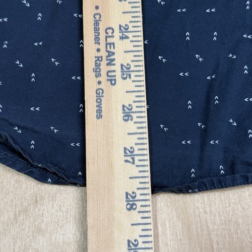Cactus Man Shirt Medium Blue Slim Fit Cotton Long Sleeve Button Up New York - Picture 7 of 13