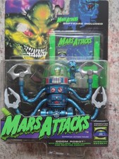 Mars Attacks Martian Trooper Action Figure With Mission Disk Vintage 1996 NEW